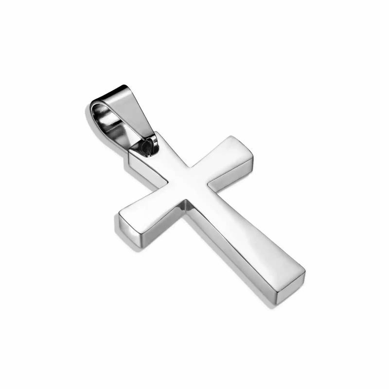 Chains / Necklaces | Cross Pendant Necklace for Men Stainless Steel Customizable Chains / Necklaces Chains / Necklaces