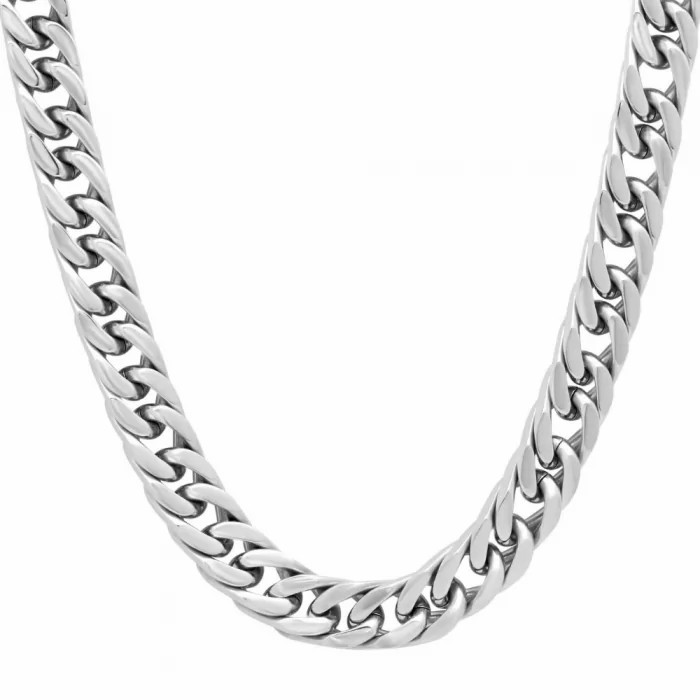 Chains / Necklaces | Men’s Cuban mesh chain in stainless steel, width 9mm Chains / Necklaces Chains / Necklaces