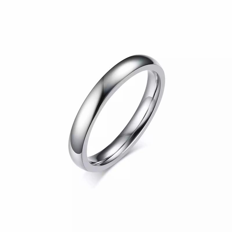 Rings / Wedding rings | 3mm mirror effect tungsten wedding ring for women and men Mens Jewelry Mens