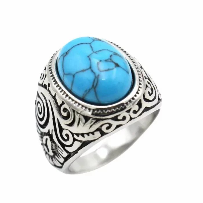 Rings / Wedding rings | Ring for Men Stainless Steel Tribal Protector Mens Jewelry Mens