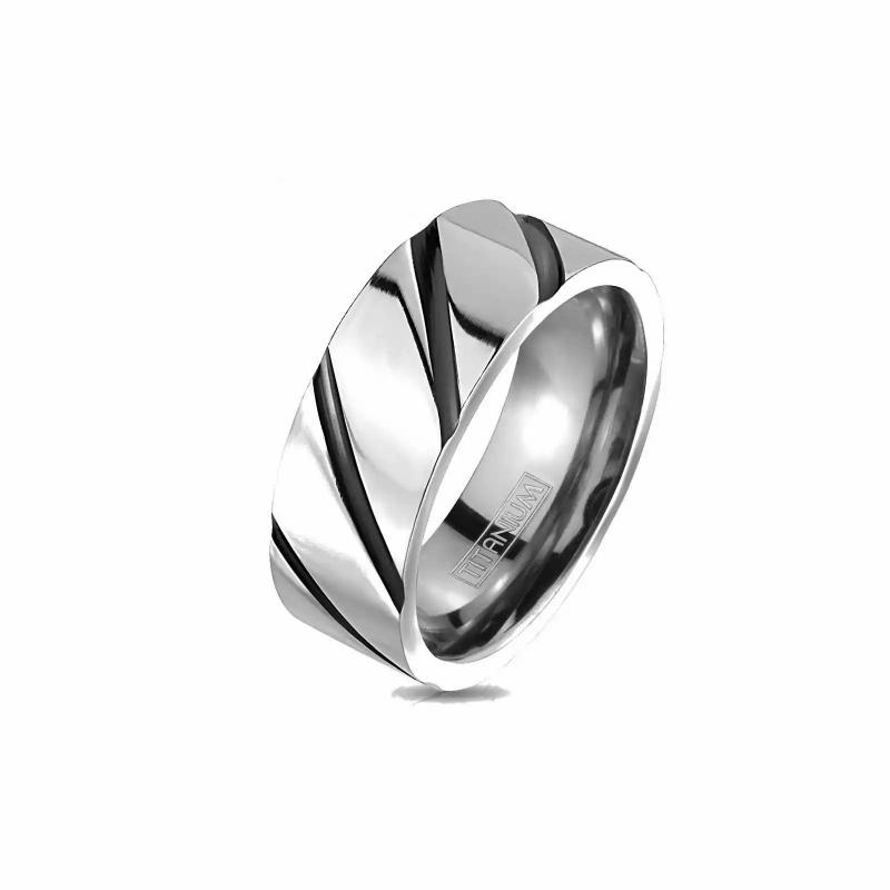 Rings / Wedding rings | Wedding ring engagement ring for men and women titanium black burns Mens Jewelry Mens