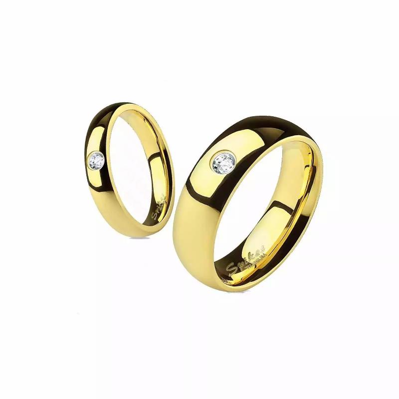 Rings / Wedding rings | Wedding ring engagement ring for men and women titanium gold band zircon Mens Jewelry Mens