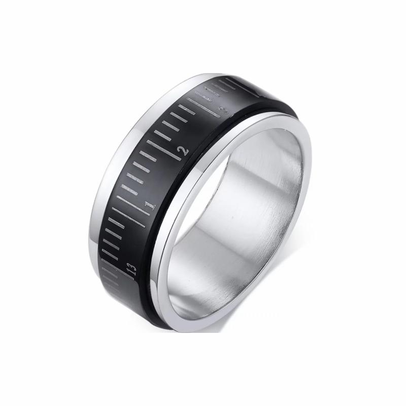 Rings/Alliances | Ring Ring Child Teen Boy Men Woman Steel Black Anti-Stress meter Mens Jewelry Mens