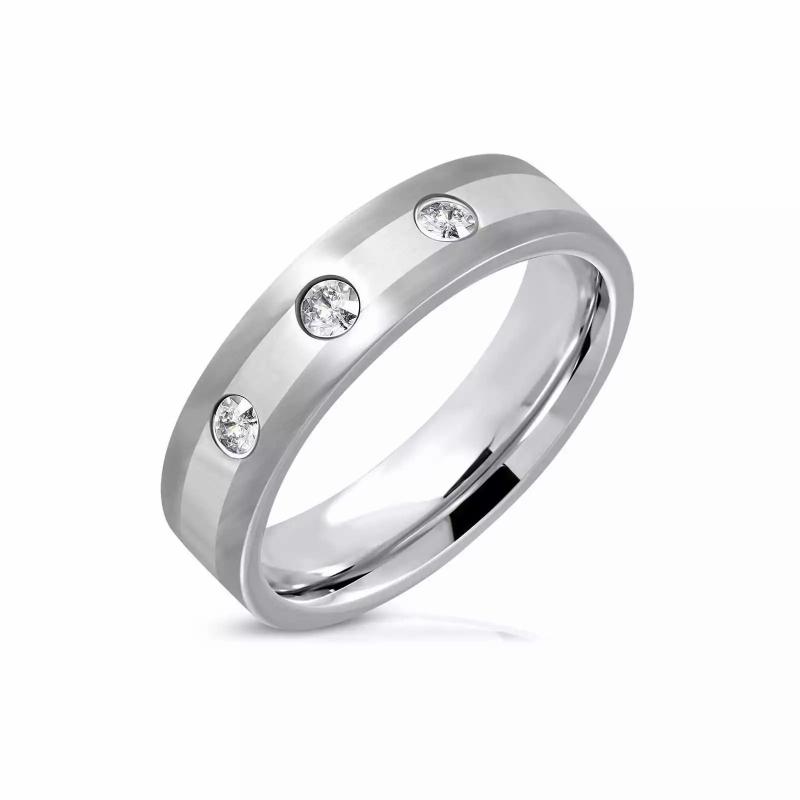 Rings/Alliances | Wedding ring for men and women, steel band, set 6mm Mens Jewelry Mens